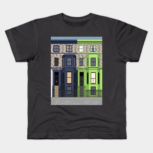 Notting Hill Houses, London Kids T-Shirt